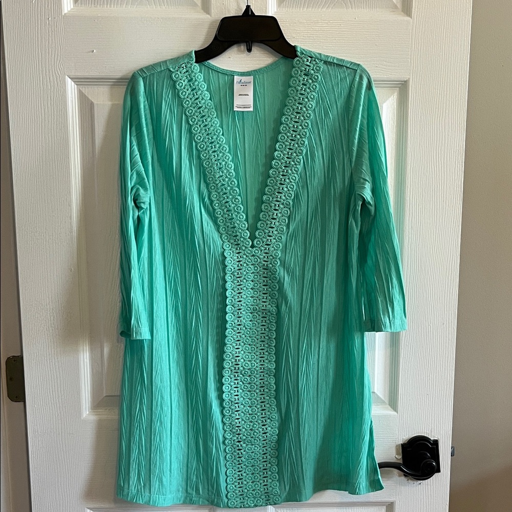 Catalina Green Swim Coverup